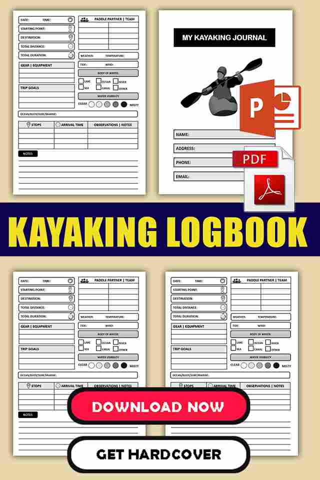  Kayak Journal Template